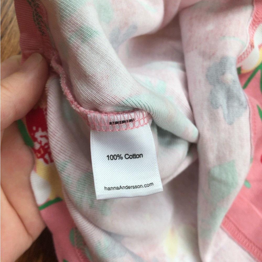 Hanna Andersson Floral Dress 6-12 Months - Picture 6 of 6